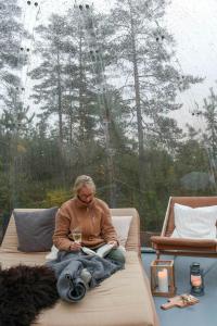 Glass Igloo With Nordic Design In Nature