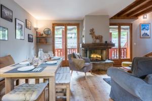 Spacious duplex with terrace in Les Houches