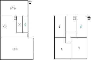 Maisons de vacances 3 Bedroom Lovely Home In Landudec : photos des chambres