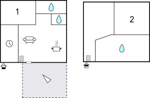 Maisons de vacances Cozy Home In Torreilles - Plage : photos des chambres