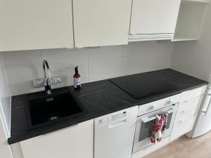 A new appartment, four beds, free parking, pets are welcome