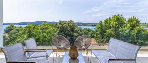 Brand New Design Villa with Heated Pool and Sea view