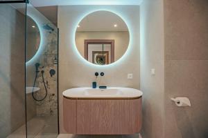 Contemporary Villa with Heated Pool Near Sea