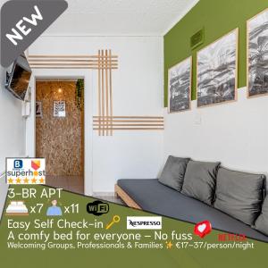 Appartements 3 APPTS - 3 a 7 lits - Parfait 6 a 10 pers - max 29 pers - 1 immeuble - Convivialite, Rentabilite ------ ENGLISH - 3 APTS - 3 to 7 beds - Ideal for 6 to 10 guests - Up to 29 - Same building -- Cattenom : photos des chambres