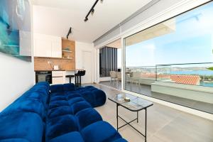 Blue Sea & Red Sunset