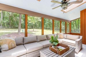 about 1 Mi to Dtwn Alpharetta Home with Screened Porch!