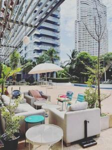 Beautiful Jomtien oceanview 34sqm 28 floor 1bedroom วิวทะเล