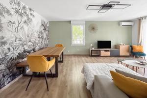 Appartements T3 Cosy a Albi avec Terrasse, Piscine & Parking : photos des chambres