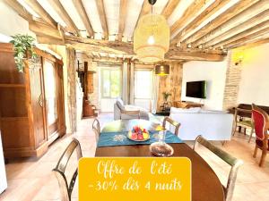 Maisons de vacances Baolocation Bouhy - Ideal famille & groupe d-amis -16min Guedelon - Wifi : photos des chambres