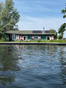 The Historical Trick Hut in the middle of the Lake