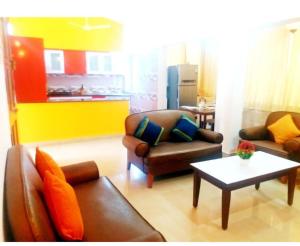 Ronnes 3BHK Apartment with kitchen at calangute beach