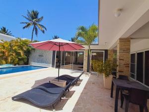 Beachside Villa Cabarete with private pool