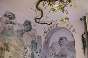 Appartements Jungle Spa - Cocon tropical et depaysant avec balneo en plein coeur de Pezenas ! : photos des chambres
