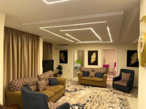 شقة مفروشة للايجار اكتوبر حي اول