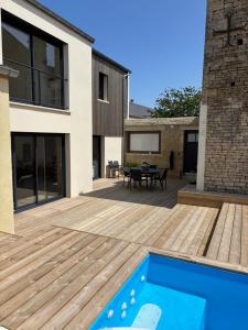 Maisons de vacances Country home with a pool : photos des chambres