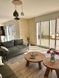 Maisons de vacances Country home with a pool : photos des chambres