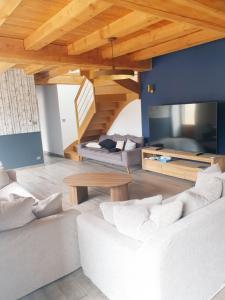 Maisons de vacances Grande longere bord de mer 10 personnes : photos des chambres
