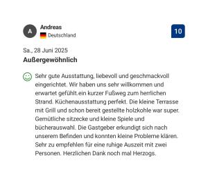 Ostsee-Urlaub-Zempin direkt am Küstenwald, nur wenige Minuten zum Strand, optimal für Paare mit 1 Hund bis 45 cm Schulterhöhe