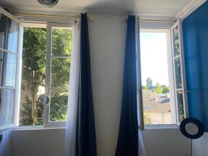 Chambre bleue et or 16m2 chez lhabitant dans appartement 100m2 centre ville