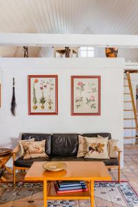 Thatched House Between Forest And Meadow
