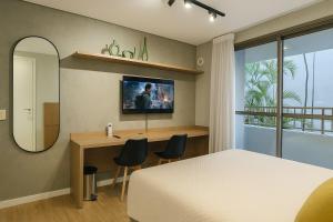 Sᴛᴜᴅɪᴏ Pʀᴇᴍɪᴜᴍ Aɴᴀ Rᴏsᴀ 205 - Wi-Fi - TV Smart - Academia - Coworking - ao lado do metrô!