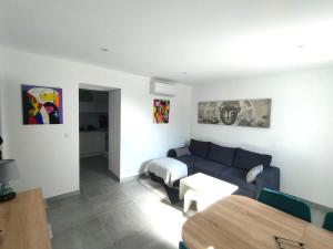 Appartements 2 pieces en RDC climatise avec terrasse et parking prive : Appartement 1 Chambre