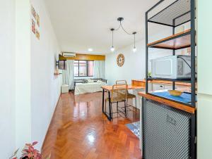 Departamento céntrico ideal para viajeros solitarios - full amenities y excelente wifi