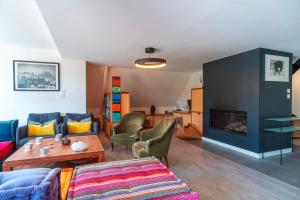 Maisons de vacances L-oeuvre cachee - Maison au coeur des arbres : photos des chambres