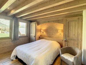 Appartements Duplex neuf avec terrasse face au Mont Blanc, 3 chambres et mezzanine, a 3 km du centre de Combloux - FR-1-560-65 : photos des chambres