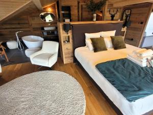 Chalet 5* aux Gets: Luxe, jacuzzi, sauna, chiens admis - FR-1-598-19
