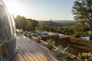 Tentes de luxe Bulle de Leygonie : photos des chambres