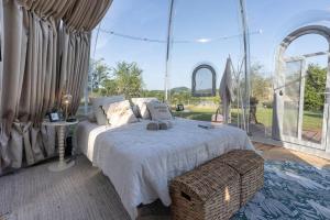 Tentes de luxe Bulle de Leygonie : photos des chambres