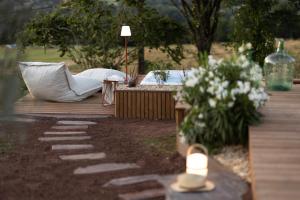 Tentes de luxe Bulle de Leygonie : photos des chambres