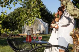 Tentes de luxe Bulle de Leygonie : photos des chambres