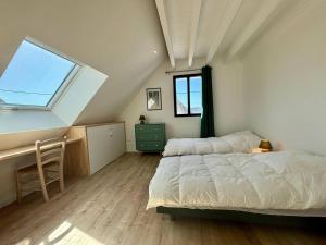 Maisons de vacances Maison neuve spacieuse a Carnac, 10-12 pers., jardin clos, WiFi - FR-1-377-103 : photos des chambres