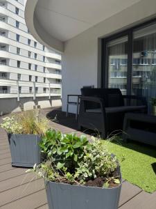 Sun Towers EXspanse apartament 3 pokoje z parkingiem i tarasem