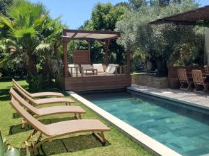Villas Luxury Bali Villa in Hossegor 5 stars- Pool & Petanque : photos des chambres