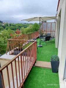 Appartements T2 - Terrasse avec vue imprenable - Secteur gare : photos des chambres