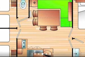 Chalets Smart Home Athen mit Terrasse, Europapark, Rulantica 15min : photos des chambres