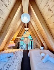 Campings Brume - Chalet confortable en Alsace : photos des chambres