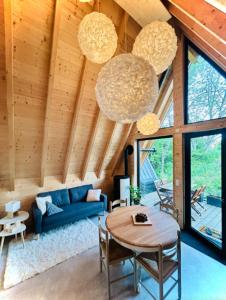 Campings Brume - Chalet confortable en Alsace : photos des chambres
