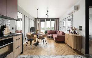 SKY7 Piwarskiego Design Apartament z widokiem