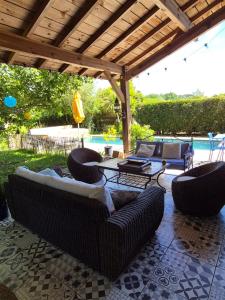 Villas Grande maison bois entre ocean et lac : photos des chambres