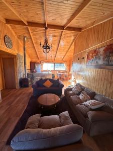 Cabaña con vista al volcán