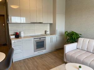 Bright studio apartment in Palanga-AC-Balcony-Self check-in