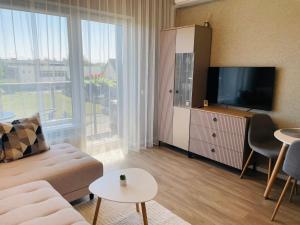 Bright studio apartment in Palanga-AC-Balcony-Self check-in