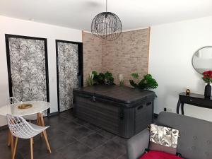 Évasion romantique avec jacuzzi intérieur