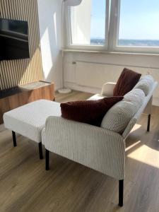 City Loft mit Balkonblick