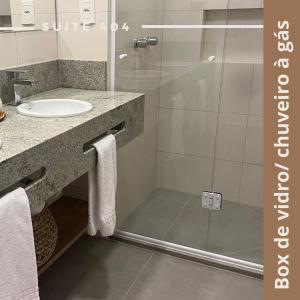 Flat Conforto Amplo com Piscina Climatizada - 404