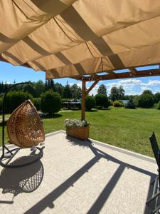 Dom z jacuzzi nad jeziorem Orzysz-Mazury